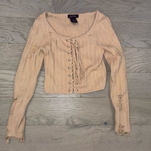 Fun Cropped Sweater